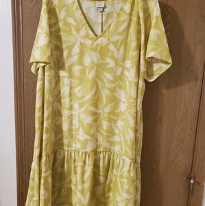 Yellow/Lime floral dress